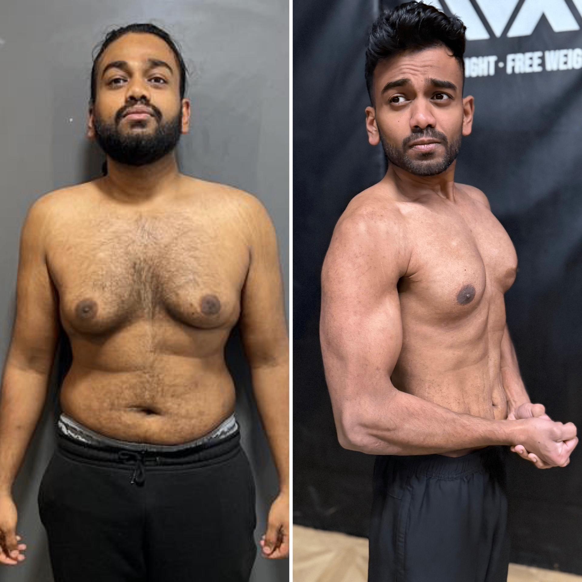 Avinash, Shift Worker, before and after coaching with Aidan Burr
